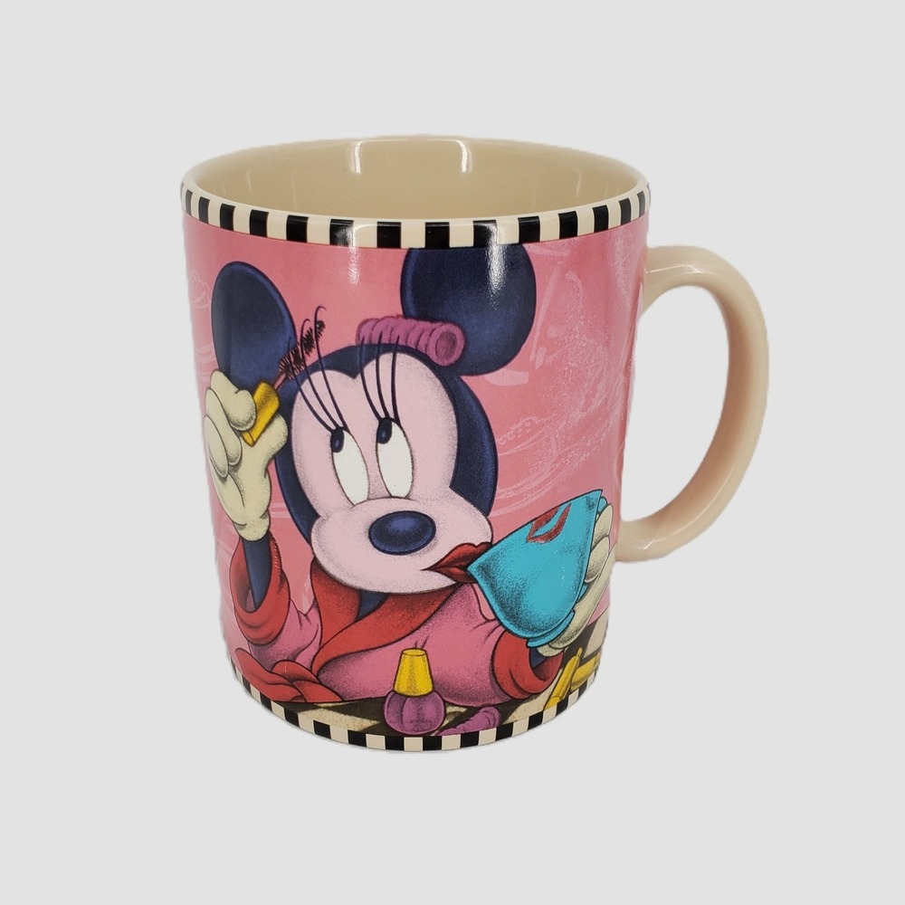 Disney Minnie Mouse Pink Coffee Mug Nobody Ever Said Looking This Good 24oz Cup